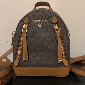 Michael Kors Brooklyn Extra-Small Logo Backpack